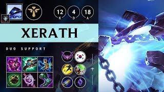 Xerath Support vs Leona Dominating  KR Master Patch 1416 [upl. by Anastas]