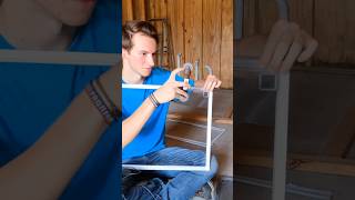 How to replace your old window screens diy tinyhouse summerproject [upl. by Erot688]