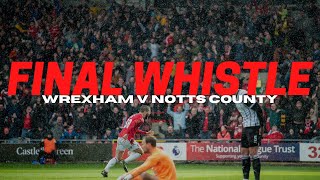 FINAL WHISTLE  Wrexham v Notts County [upl. by Jolenta]