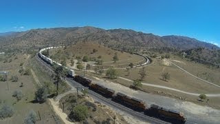 Following train through Tehachapi Loop [upl. by Midian569]