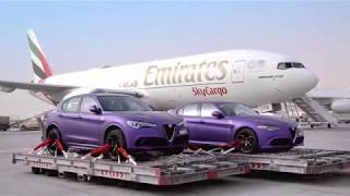 Team Alfa fly to London  Emirates SkyCargo [upl. by Inaniel]