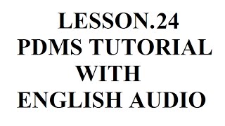 PDMS BEGINNER LESSON 24 HOW TO GIVE SLOPE 1100 OR 150 OR THROUGH ANGLE 10 DEGREE IN PDMS [upl. by Daren]