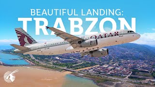 Watch this beautiful landing in Trabzon Turkey 4K [upl. by Auguste]