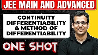 CONTINUITY amp METHOD OF DIFFERENTIABILITY in 1 Shot All Concepts amp PYQs Covered JEE Main amp Advanced [upl. by Carilla]