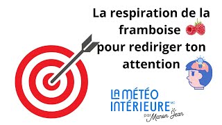 Respiration de la framboise pour rediriger notre attention ‼️ [upl. by Colleen]