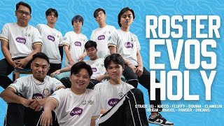 ROSTER EVOS HOLY 2024 [upl. by Esmaria]