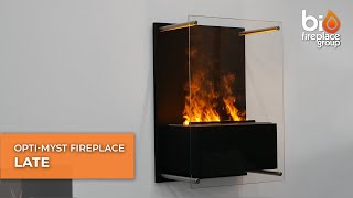 Wallmounted Optimyst Fireplace  Yosemite [upl. by Olney697]