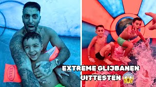 EXTREME GLIJBANEN UITTESTEN IN GROOTSTE WATERPARK VAN NEDERLAND   999 [upl. by Boleyn]