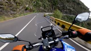 Motorradfahren auf MADEIRA SUZUKI VSTROM 800  Curral das Freiras [upl. by Cutlip]