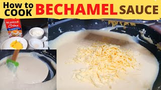 HOW TO MAKE  BEST BECHAMEL CHEESE SAUCE  EASY HOMEMADE RECIPE  Bechamel Cheesy White Sauce [upl. by Hendricks]