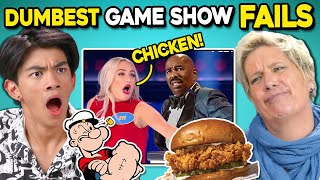 Generations React To Dumbest Game Show Answers Family Feud Popeye’s Chicken Wheel Of Fortune [upl. by Aniara]