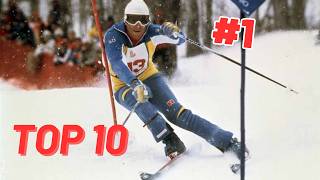 Top 10 Greatest Men Alpine Skiers of All Time [upl. by Carlota]