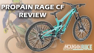 Propain Rage CF Downhill Bike Review A Perfect Blend of Speed and Agility  Mountain Bike action [upl. by Fishbein]