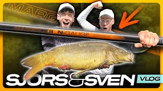 Grote Karpers sleuren op de Nieuwe Vaste Hengel amp Win een Mainline Match pakket  Sjors amp Sven Vlog [upl. by Novonod]