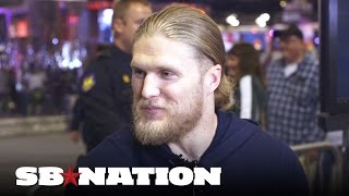 Clay Matthews previews Super Bowl talks upcoming movie role [upl. by Lahey]