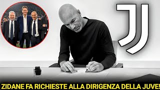 ZIDANE HA DETTO SÌ ALLA JUVENTUS MA LALLENATORE HA DELLE RICHIESTE PER FIRMARE GUARDA [upl. by Faubion]