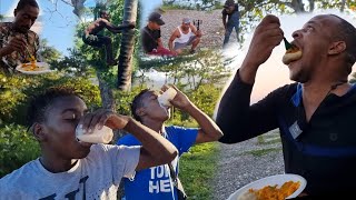 Cooking for famous Youtubers  they never had breadfruit punch or pumpkin takarie fun filled [upl. by Pandolfi]