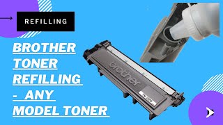 Brother Toner Refilling TN2365TN2600 TN420 TN450 TN2210 TN2220 TN2340 TN2025 TN630 [upl. by Norga]