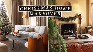 CHRISTMAS HOME MAKEOVER 🎄 Decorate With Me For The Holidays Decorating Ideas amp Hacks [upl. by Lathe83]