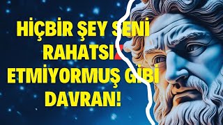 Hiçbir Şey Seni Rahatsız Etmiyormuş Gibi Davran Stoacılık [upl. by Arihsaj]