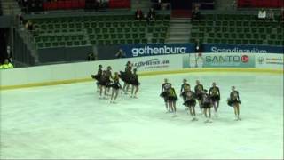 Team USA 1 Haydenettes Free synchro worlds 2012 [upl. by Aliuqat]