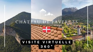 VISITE 360° CHATEAU DE FAVERGES  Mariages amp événements privés en HauteSavoie [upl. by Prudence]