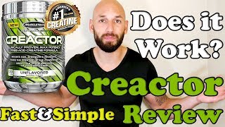 Creatine HCL  Creactor  MuscleTech Supplement Review [upl. by Ernesto]