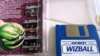 Retro Unboxing WIZBALL Amiga [upl. by Sivrup349]