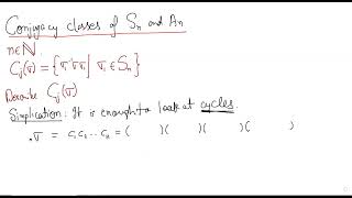 Permutations and Partitions Conjugacy classes of elements of the permutation group part 1 [upl. by Inttirb]