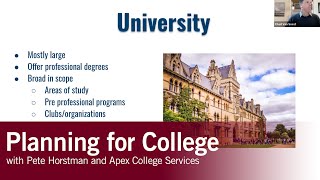 Planning for College with Apex College Services [upl. by Anolla]