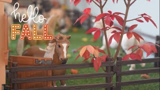 AutumnFall Decorating My Schleich Stable 2023 [upl. by Romeo356]