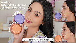 FOCALLURE CUSHION  Full Swatches  Review  Wear Test [upl. by Naired]