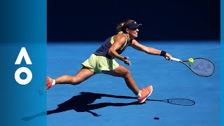 SuWei Hsieh v Angelique Kerber match highlights 4R  Australian Open 2018 [upl. by Tyre822]