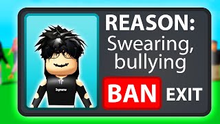 BANNING TOXIC ROBLOX PLAYERS [upl. by Renat]