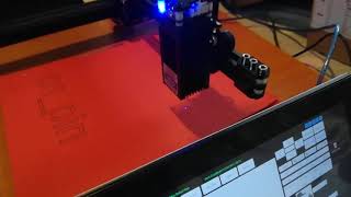 Vigotec VGL7 20W engraver test 2 [upl. by Noitsuj243]