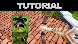 Creeperpfeile amp Resourcepack an eine Map binden  MinecraftTutorial Deutsch [upl. by Neill]