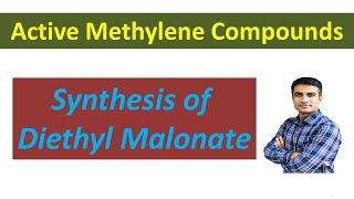 Synthesis of Diethyl malonate Malonic ester  Dr Bharat Baria [upl. by Heater]