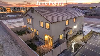 North Las Vegas New Townhomes For Sale  1600 Model Tour  Juno Pointe DR Horton  358k [upl. by Afaw]