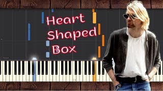 Heart shaped box Nirvana  Piano Tutorial [upl. by Ecyak247]