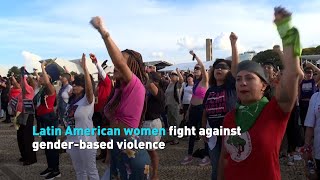 Latin American women fight against genderbased violence [upl. by Felicity]