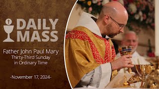 Catholic Daily Mass  Daily TV Mass  November 17 2024 [upl. by Hareenum]