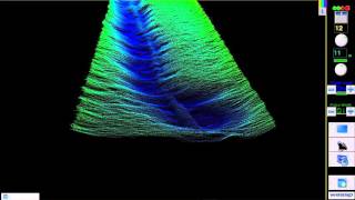 WASSP Multibeam Sonar surveying a dredge trench with pipeline [upl. by Herbst]