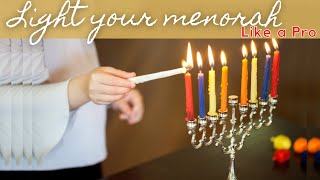 HOW WE LIGHT THE HANUKKAH MENORAH  ORTHODOX JEWISH LIFE  COMPLETE STEP BY STEP GUIDE  FRUM IT UP [upl. by Viviyan99]