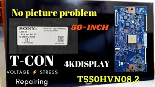 SONY 50 INCH PANEL PROBLEMKDL50W800D TCON BOARD [upl. by Assen103]