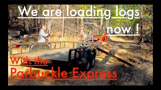 Parbuckle Express  Trailer log loading modifications [upl. by Helbona810]