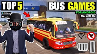 Best High Graphics BUS SIMULATOR Games For Android Offline  Online   XEDOUTZz  Malayalam⚡📲🔥 [upl. by Atilegna114]