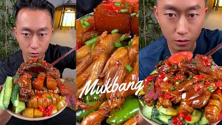 Pork Belly Pork Ribs Pork Meat Seafood Cucumber And Potato Mukbang Is Love Made Edible [upl. by Innor]