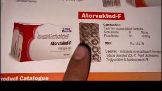 Atorvakind F Tablet Full Information In Hindi  Uses  Side effects  Dosage [upl. by Haskell]