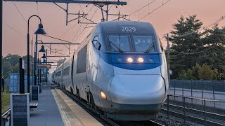 Amtrak Acela amp ACS64 Horn Compilation 2024 [upl. by Eugenides464]