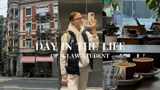 DAY IN MY LIFE AS A LAW STUDENT  uni vlog law school campus life [upl. by Vedette]